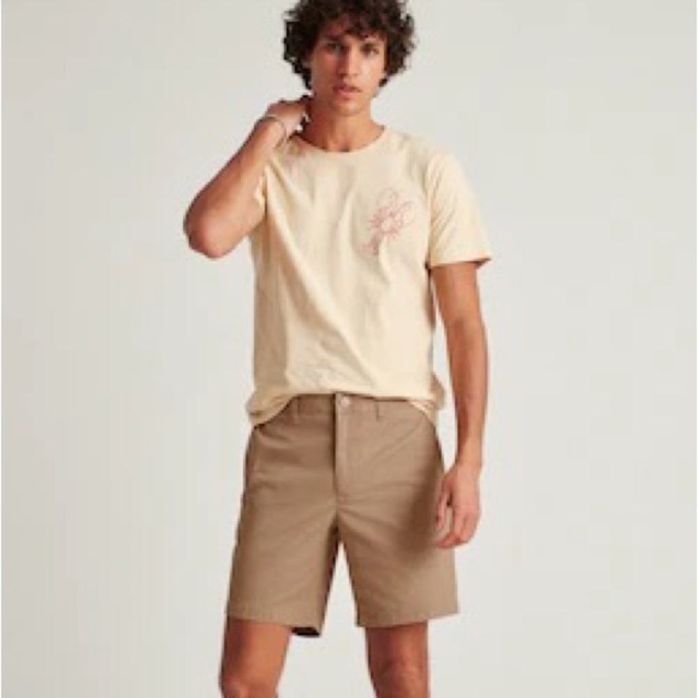 Bonobos‎ Stretch Washed Chino Shorts 7 inch inseam Khaki Size 40